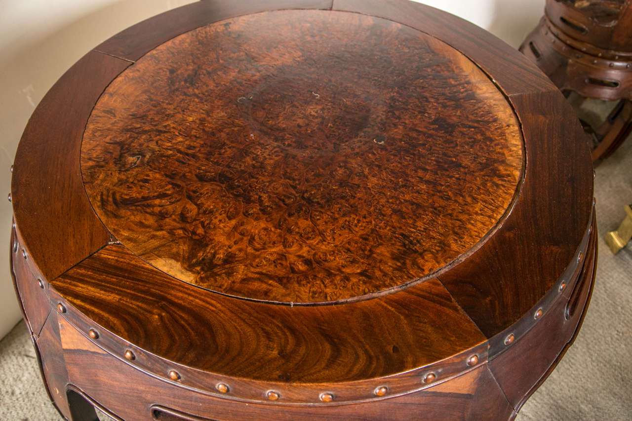 Chinese Table with Five Matching Stools 2
