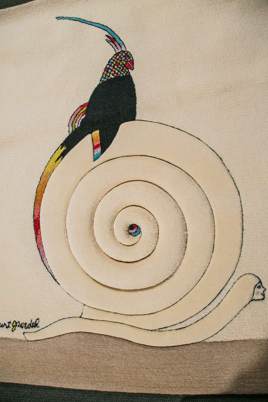 American Burt Groedel Designed Tapestry or Rug for Edward Fields