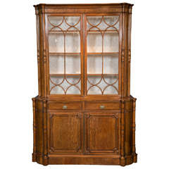 19th Century English Satinwood Cabinet