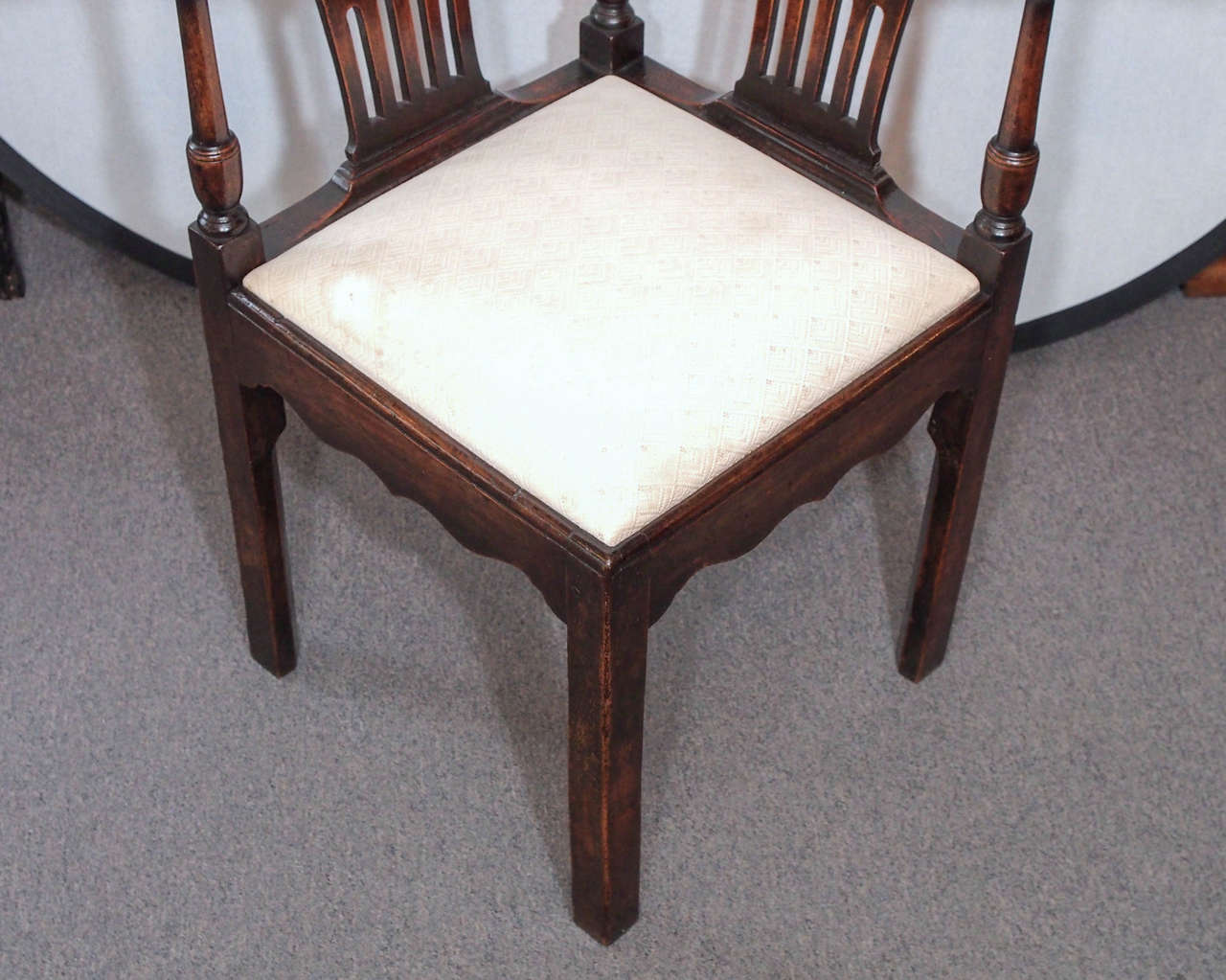George II Antique English Corner Chair