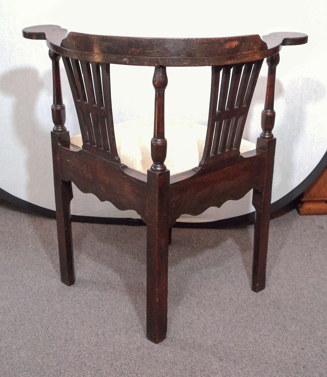 18th Century Antique English Corner Chair