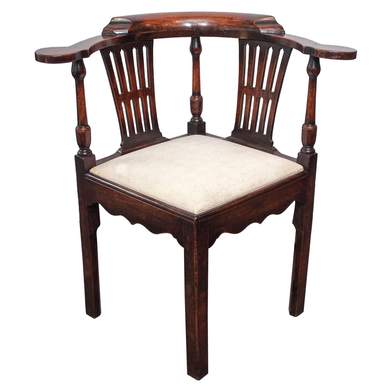 Antique English Corner Chair