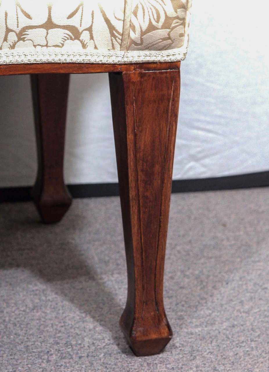 Mid-19th Century Antique English mahogany Window Seat