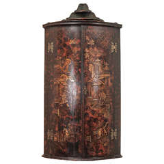 18th century English Chinoiserie Corner Cabinet 5