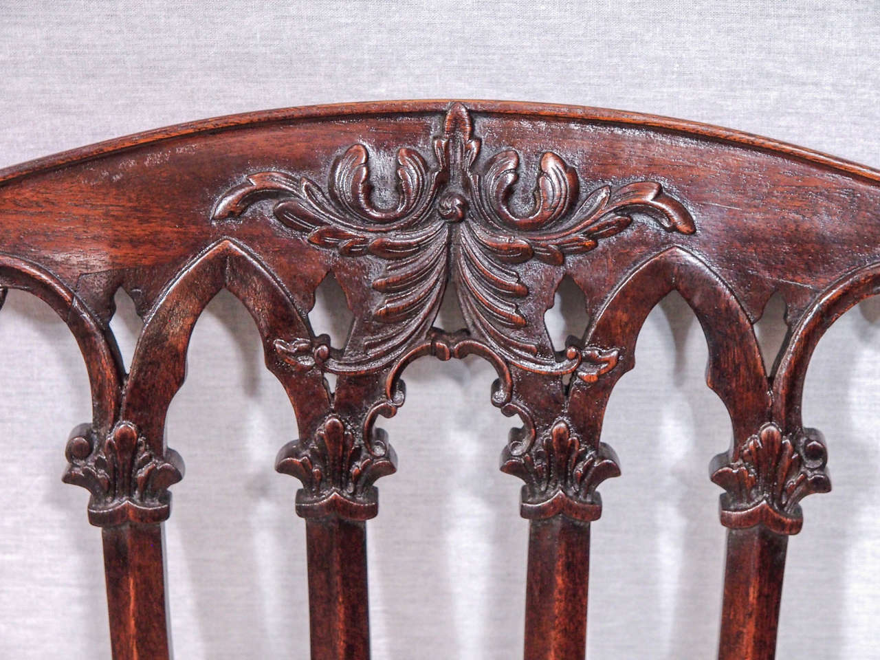 Mahogany Set of Eight Antique English Dining Chairs