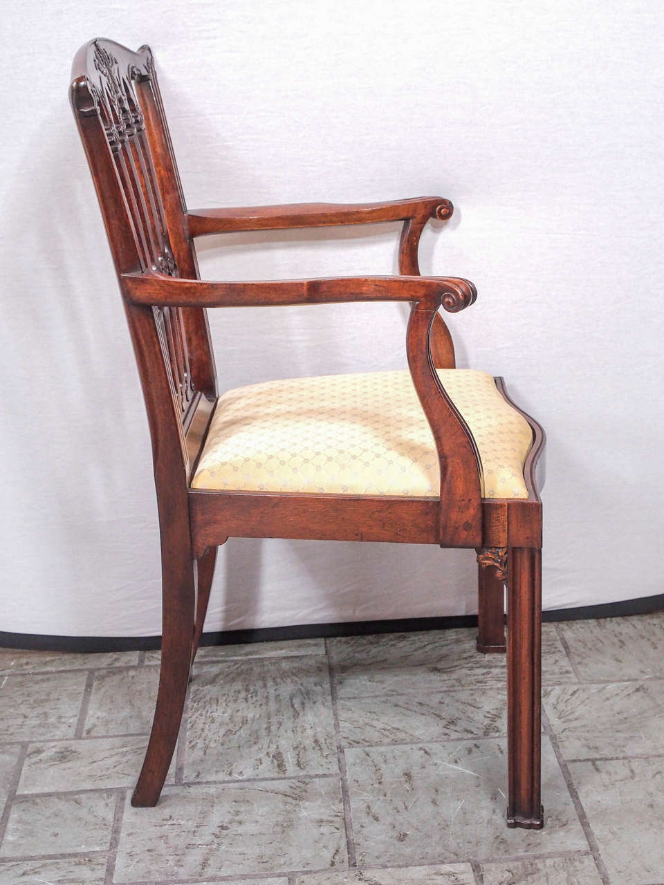 Set of Eight Antique English Dining Chairs 3