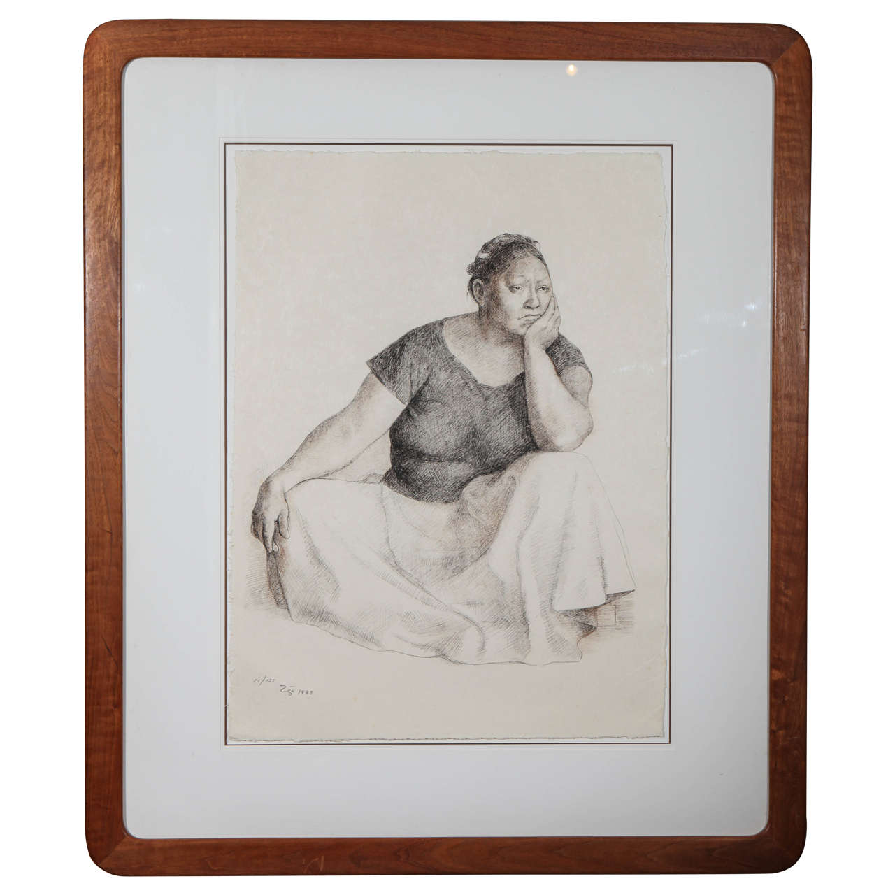 Francisco Zuniga Signed Lithograph