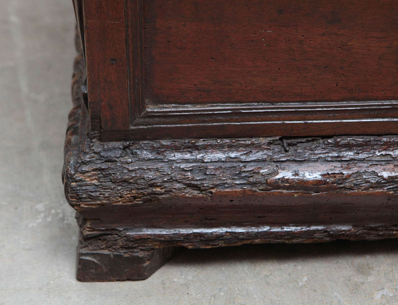 18th Century Italian Walnut Cassone with Upholstered Top at 1stDibs