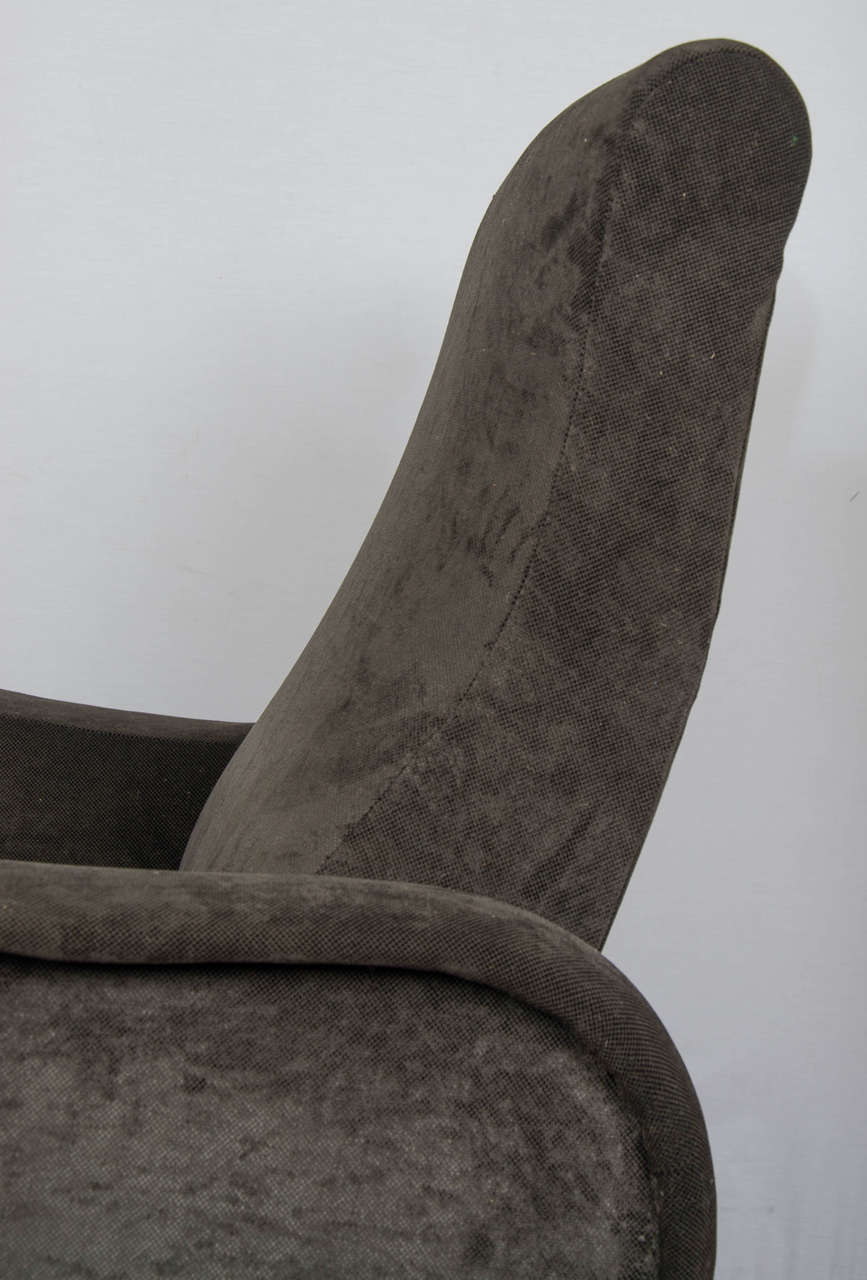 Italian 1950s Reclinable Armchair In Excellent Condition In London, GB