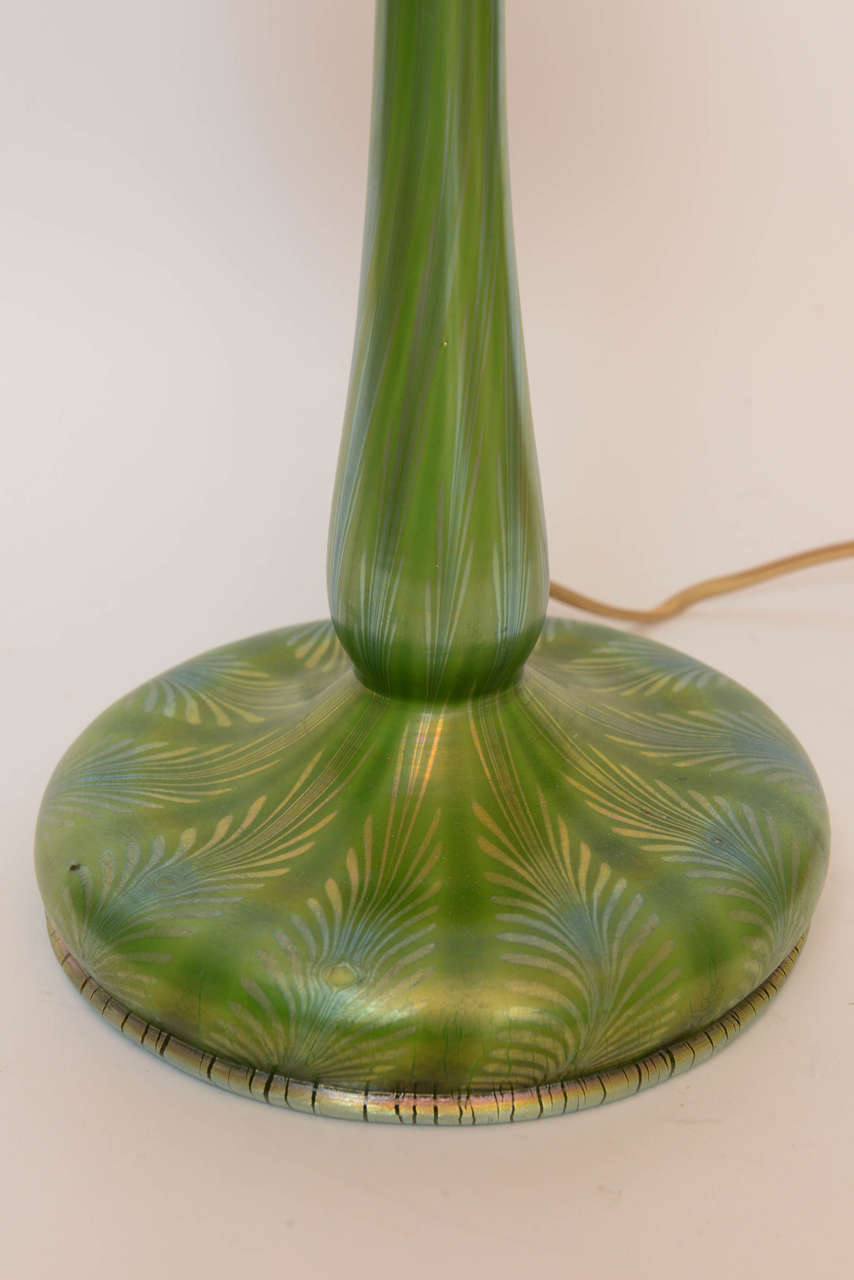favrile glass lamp