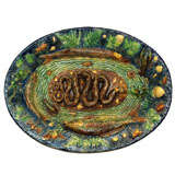 19th century French palissy platter