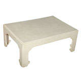 Crackle finish cocktail table