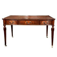 Custom English Mahogany Writing Table 8