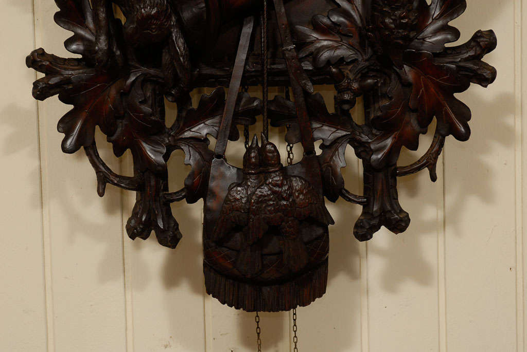 19th Century Black Forest Cuckoo Clock For Sale