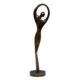 Mid Century Bronze Figural Sculpture; Signed "Scarpa"