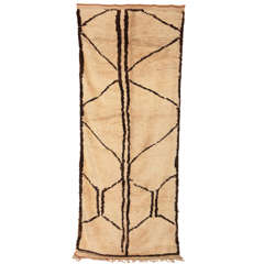Vintage Abstract Azilal Carpet 3