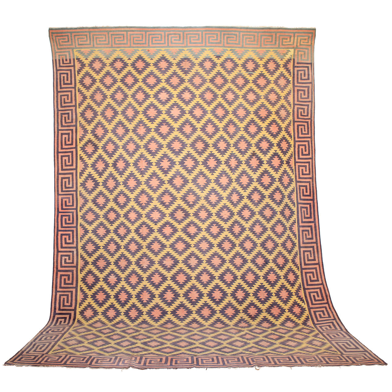 Antique Cotton Dhurrie For Sale at 1stdibs