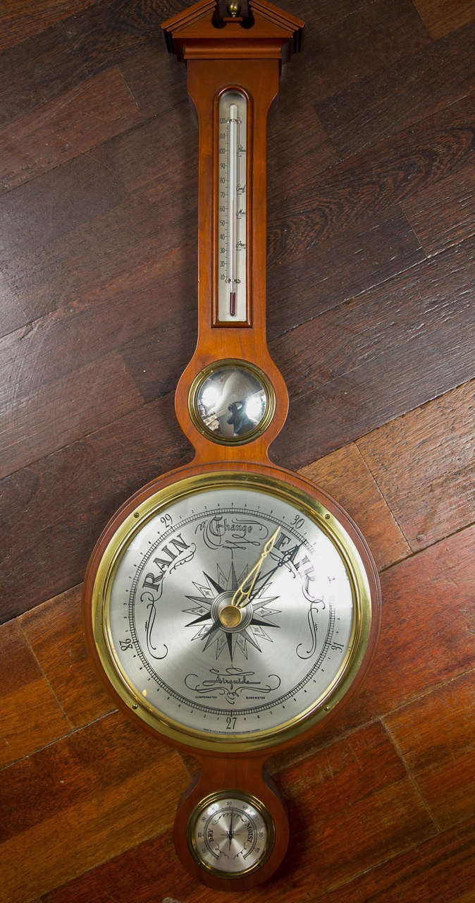 Mid-20th Century A 1950's Vintage Wall Barometer/ Weather Station For Sale