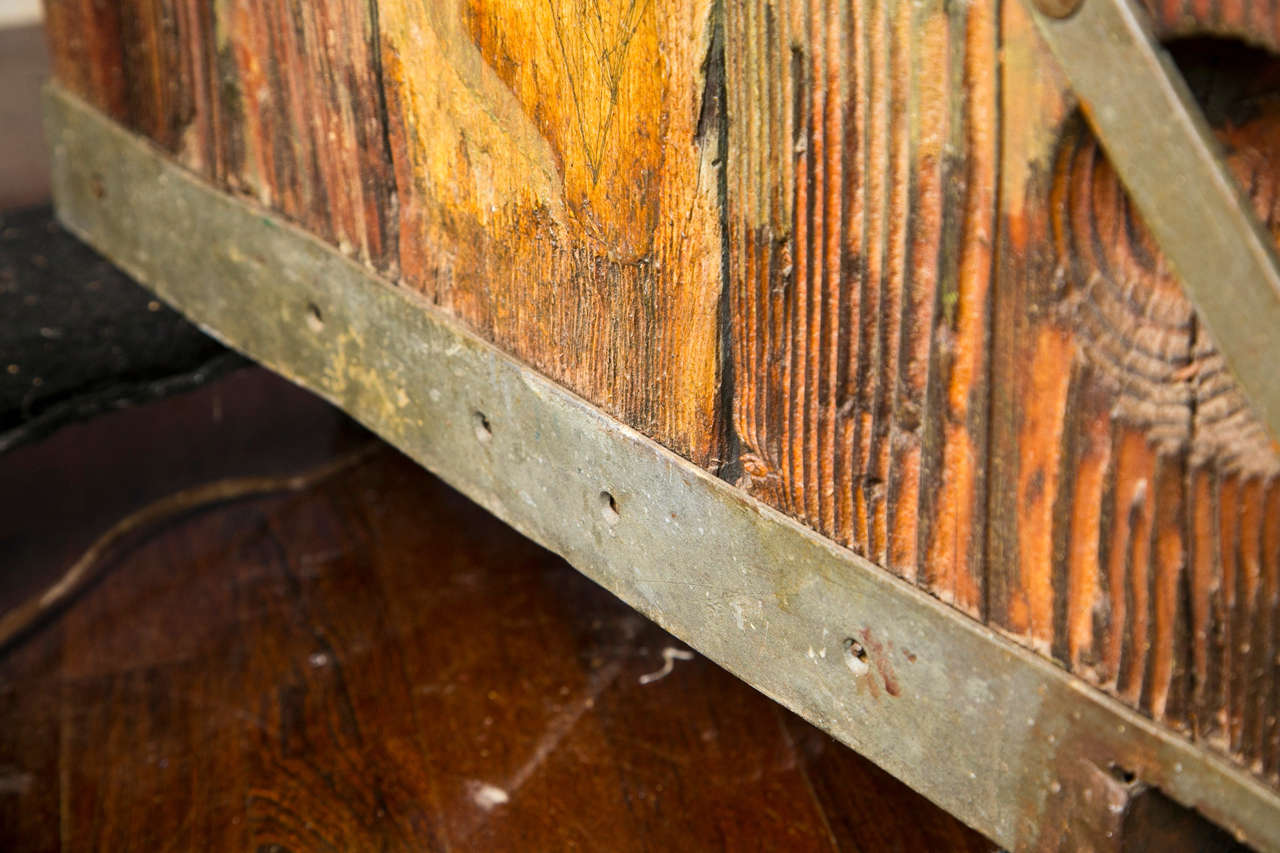 20th Century Decorated Ships Hatch Cover circa 1900 For Sale
