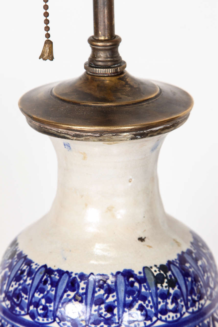 Moroccan Ceramic Table Lamps from Fez 1