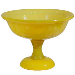 Vintage Bright Bowl on Stand