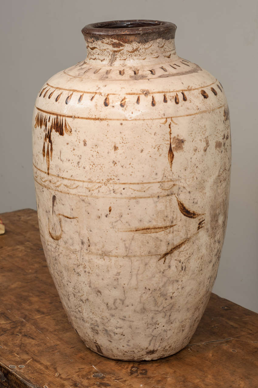 Chinese ceramic wine vessel.