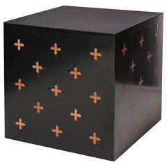 Edward Wormley Parquetry Cube Side Table