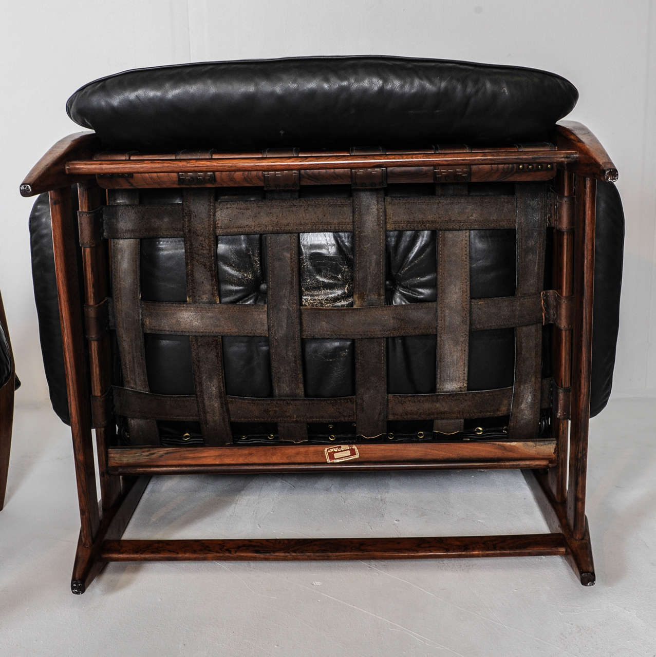 Pair of Jean Gillon Brazilian Lounge Chairs for Italma Wood Art 2