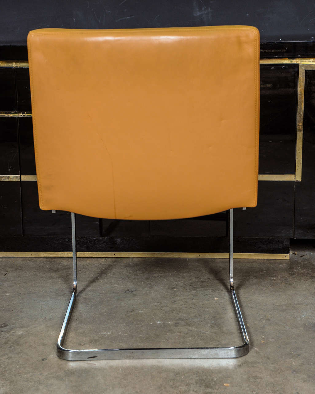 set of 8 freischwinger dining room chairs by Jean-Pierre Dovat for De Sede In Excellent Condition In Amsterdam, NL