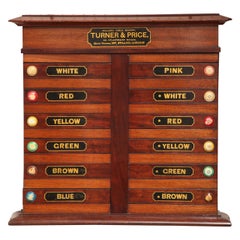 Antique Billiards Snooker Scoreboard