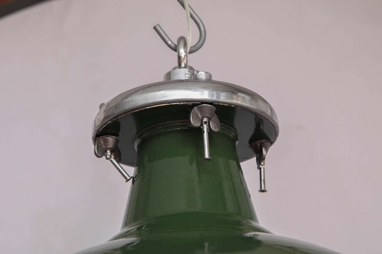 Armored Pendant Lights In Excellent Condition In New York, NY