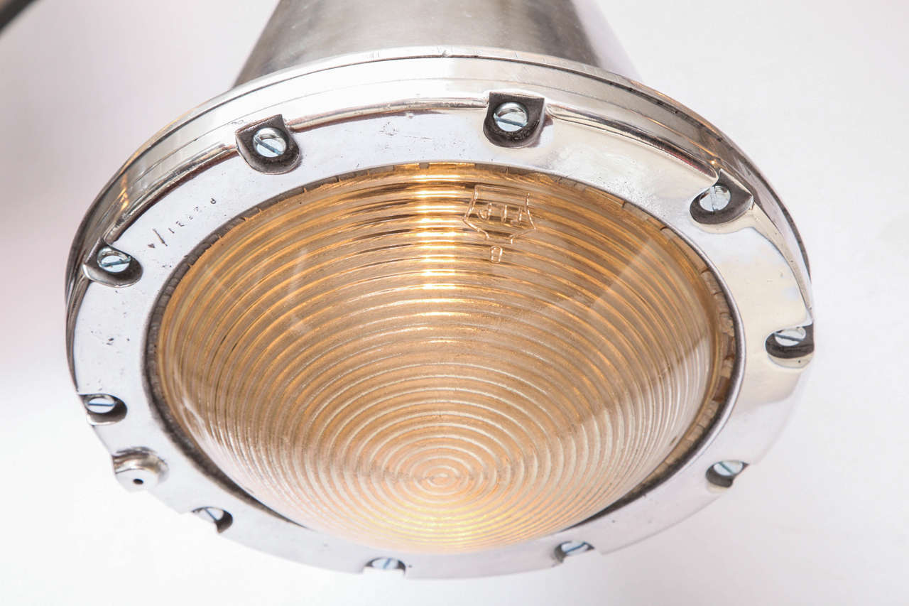 Polished Conical Industrial Lights 1