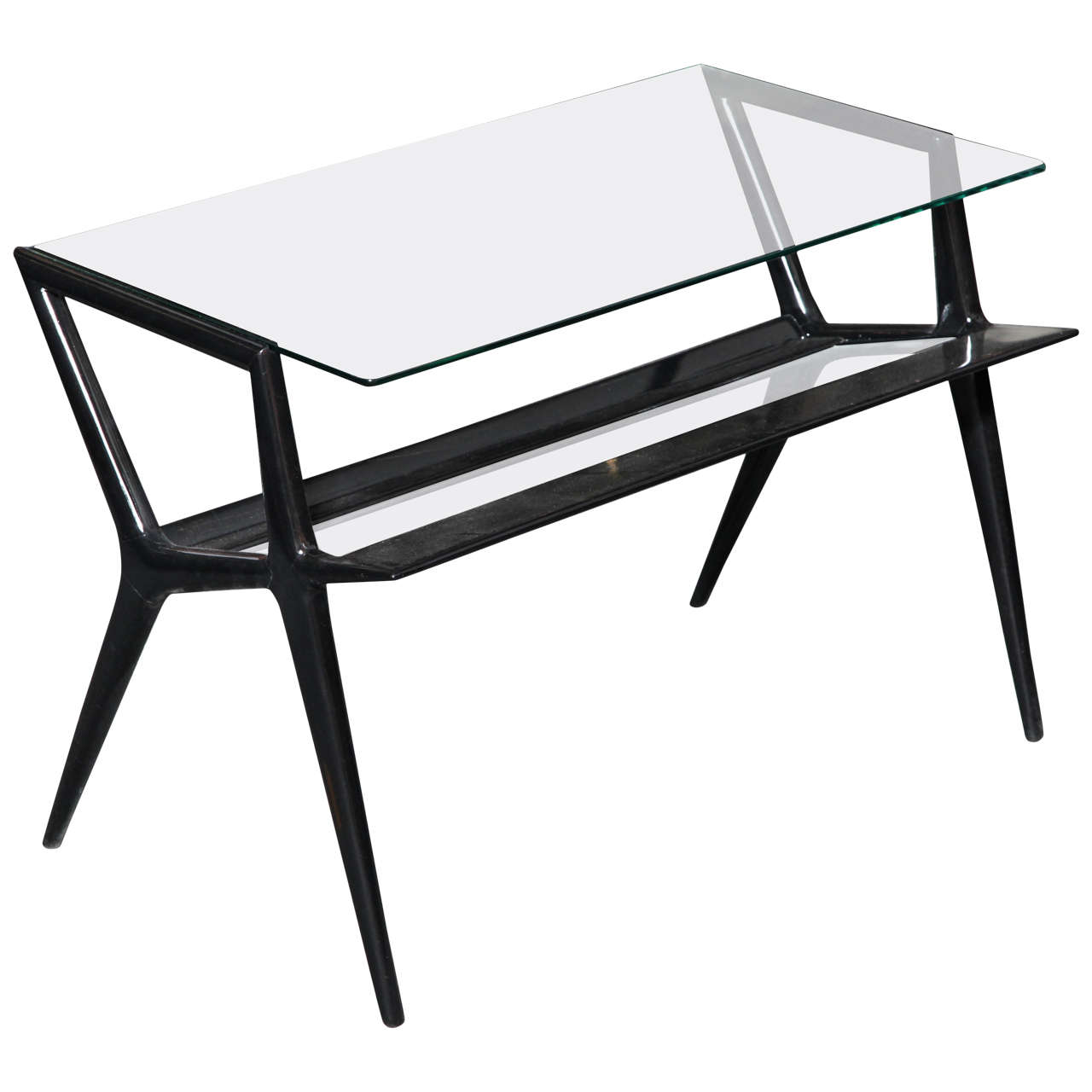 Magazine Table Designed by Cesare Lacca made in Italy For Sale