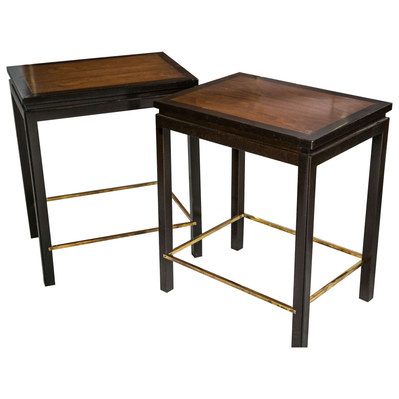 Pair of Small Tables by Dunbar For Sale