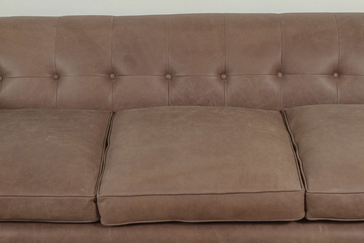 Leather Sofa by Monteverdi-Young of Beverly Hills In Excellent Condition In Los Angeles, CA