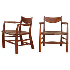 Pair of Walnut Chairs by Richard Patterson 7