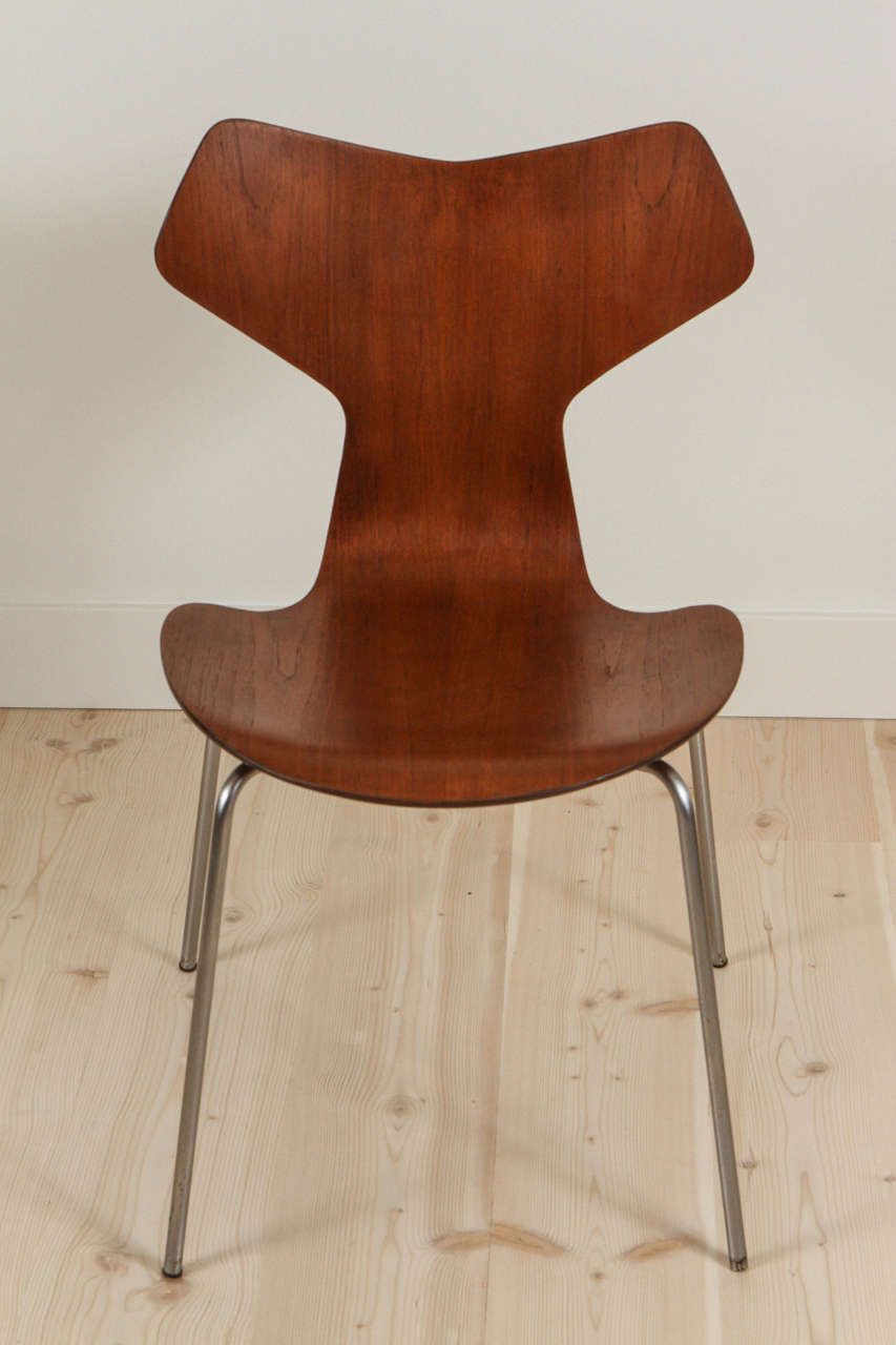 Mid-Century Modern Stacking Chairs by Arne Jacobsen for Fritz Hansen