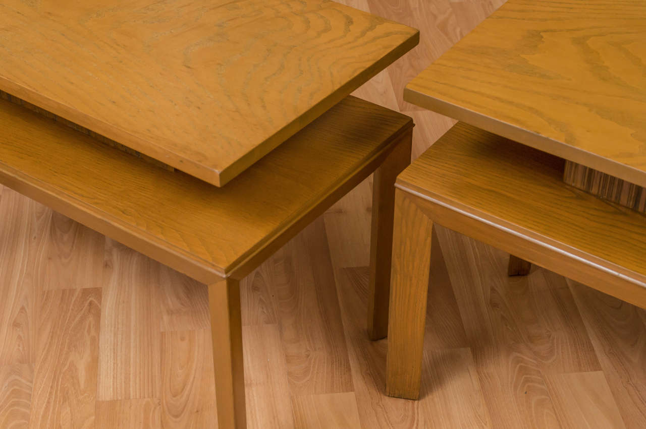 Paul Frankl for Brown Saltman Tier Tables In Good Condition In San Francisco, CA