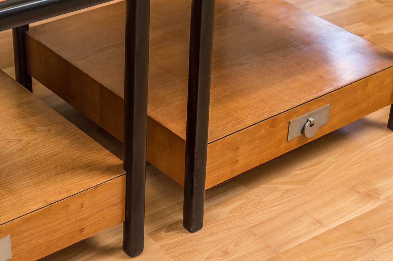 American New World End Tables by Michael Taylor for Baker