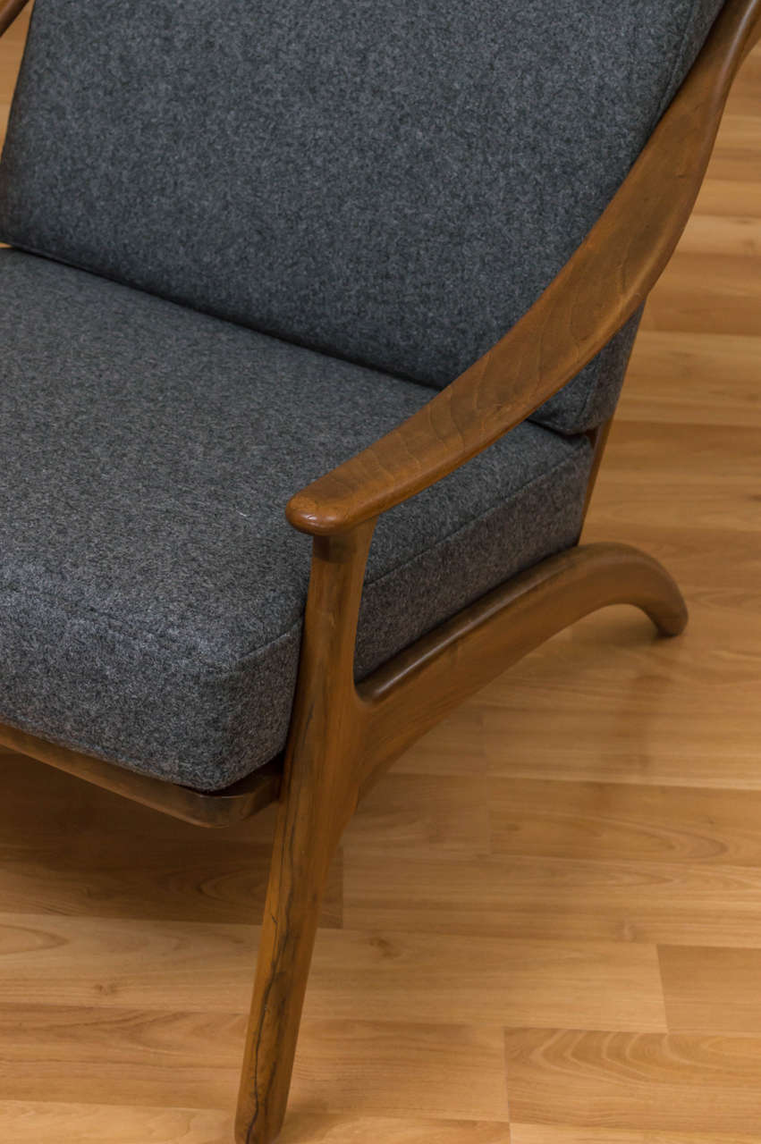 Scandinavian Modern Easy Chair by Arne Hovmand-Olsen