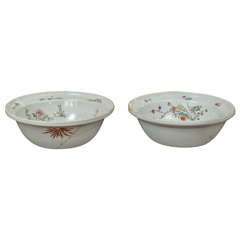 Pair of Chinese Porcelain Basins, 19th Century Qing Dynasty