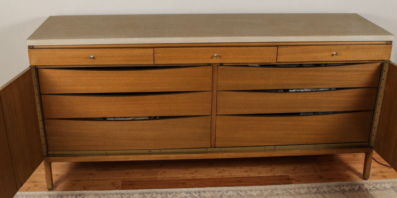 Paul McCobb Granite-Top Credenza for Calvin 2