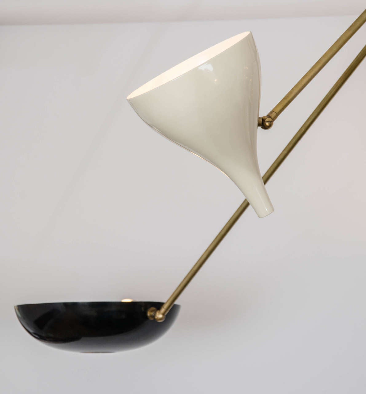 Large Chandelier in the Style of Stilnovo Circa 1960