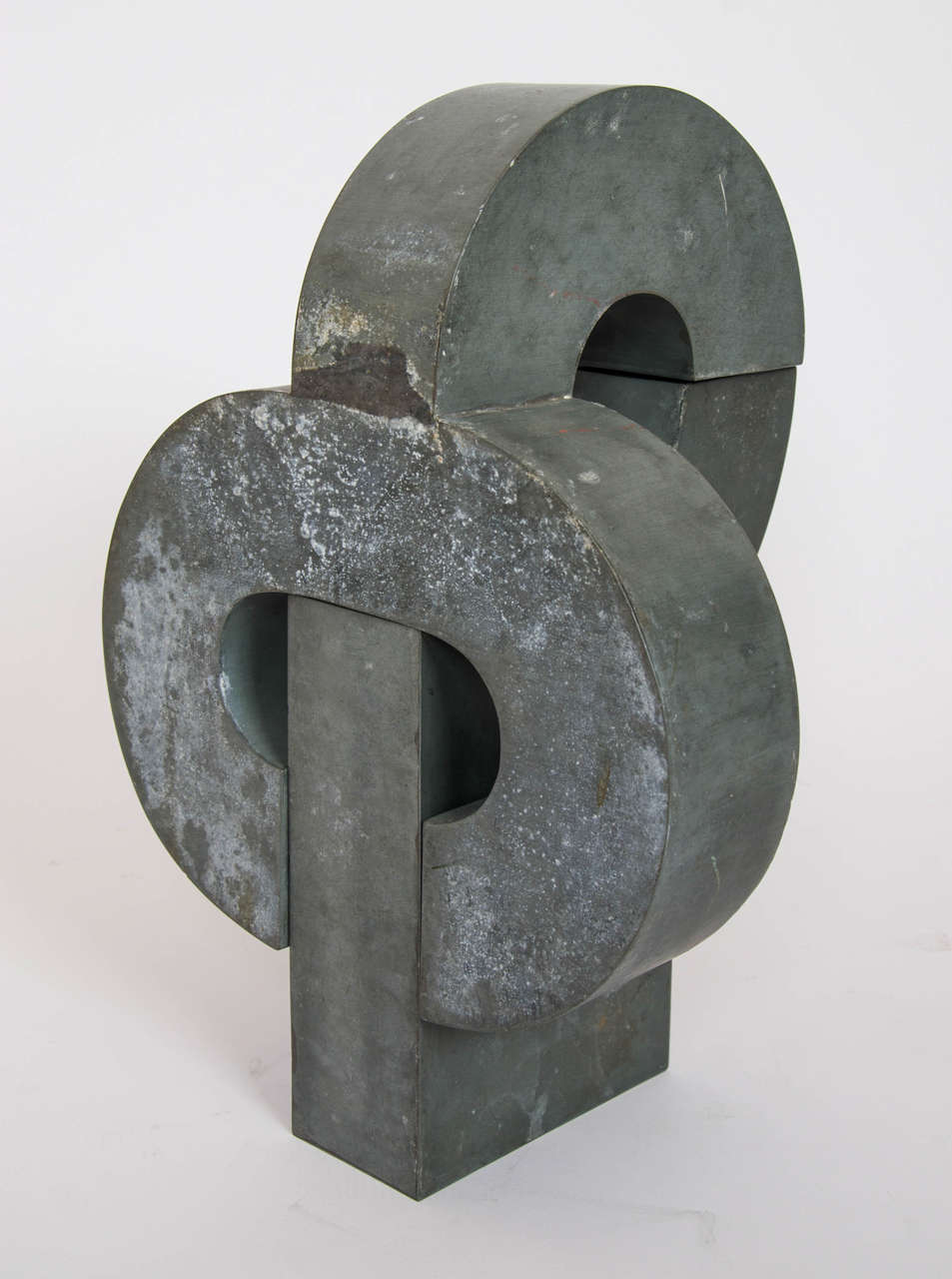 Minimalist Abstract Sculpture in Two Parts