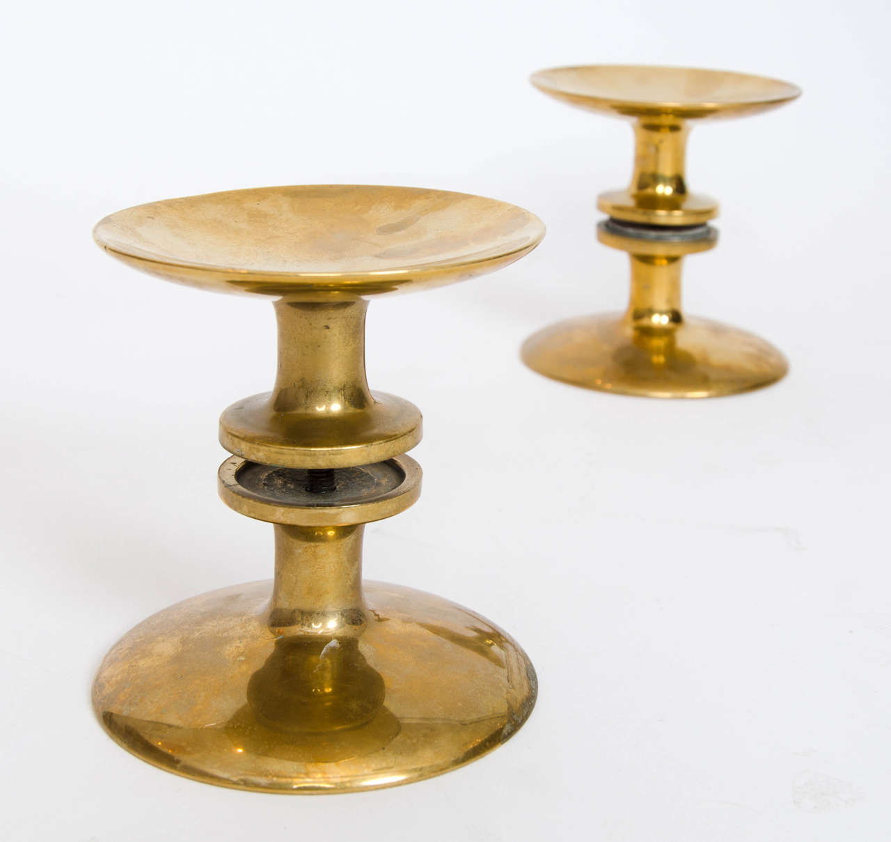 Pair of French Brass Push and Pull Door Handles