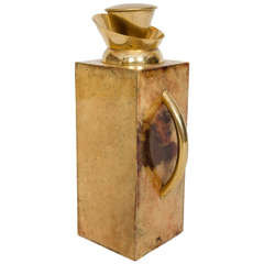 Aldo Tura Parchment Thermos Flask
