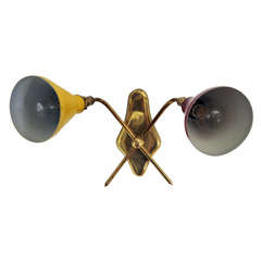 Wall Lamp Yellow And Red