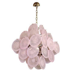 Vistosi Pink Discs Chandelier