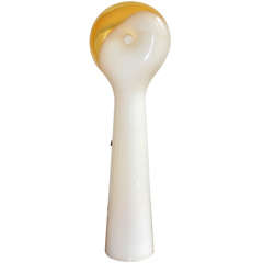 Sculptural Large Tri Colored Glass Floor Lamp Designed by Luciano Vistosi, 1960s 6