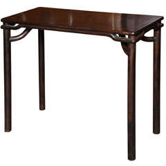 Elegant Small Antique Ming Style Elmwood Console Table 5